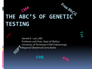 The ABCs of Genetic Testing