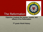 The Reformation - O`donovan Academy