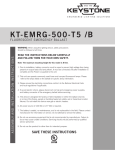 KT-EMRG-500-T5 /B - Keystone Technologies