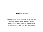 Assessment - SpecialEducationOntario