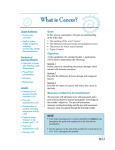 Module 2 – What Is Cancer?