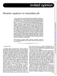 Metabolic regulation via intracellular pH - AJP
