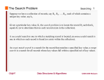 The Search Problem