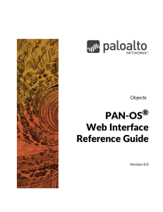 PAN‐OS Web Interface Reference Guide