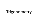 Trigonometry - Miami Beach Senior High School