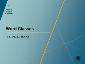 Word Classes.ppt