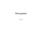 Persuasion - Freeman Public Schools