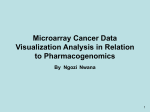 Microarray Data Visualization analysis
