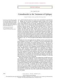 Cannabinoids in the Treatment of Epilepsy