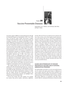 Vaccine-Preventable Diseases - Rethinking International Health
