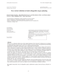 True vertical validation in facial orthognathic surgery planning