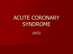 Acute Coronary Syndromes Algorithm