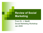 Review of Social Marketing