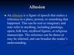 Allusion Notes