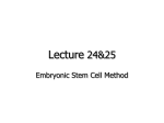Embryonic Stem Cell Method