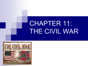Ch. 11 Civil War PPT.
