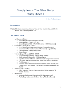 Simply Jesus: The Bible Study Study Sheet 1