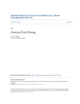 Aviation Data Mining - University of Minnesota Morris Digital Well