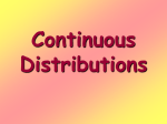 Continuous Distributions PPT