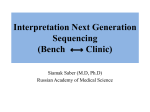 Clinical Next Generation Sequencing (From Bench to Clinitions)