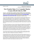 US Cannabis Market Creates 283422 Jobs by 2020