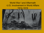 World War I and Aftermath