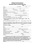 New Patient Intake Form - Healing Touch Acupuncture