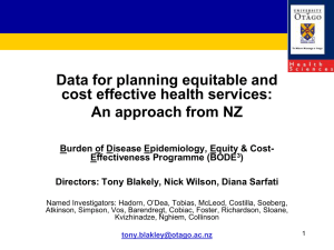 Tony Blakley - Data planning equality and cost effective