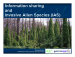 Information sharing and Invasive Alien Species (IAS)