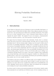 Eliciting Probability Distributions