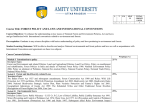 UTTA R PRADESH Course Title: FOREST POLICY AND