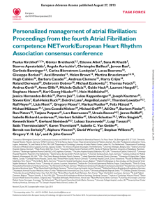 Personalized management of atrial fibrillation