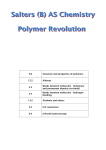 5.6 Structure and properties of polymers 12.2 Alkenes 5.3 Bonds