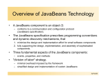 Overview of JavaBeans Technology