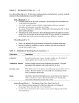 Chapter 1 – The Research Practice (pp. 3 – 23) Overall teaching