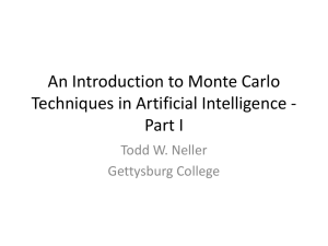 An Introduction to Monte Carlo Techniques in Artificial Intelligence
