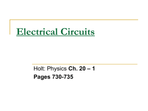 Electrical Circuits