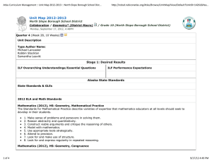 Unit Map 2012-2013 - The North Slope Borough School District