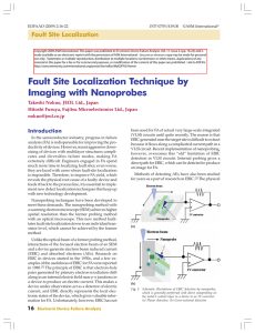 Fault Site Localization Technique by Imaging with