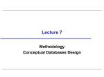 Methodology: Conceptual Database Design