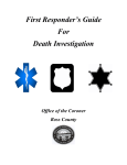 First Responder`s Guide For Death Investigation