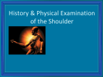Clinical Examination Shoulder