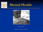 Mental Health - Western Cape Government