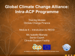 Module 6 - REDD - Global Climate Change Alliance