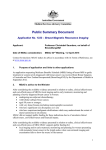 Public Summary Document (Word 580 KB)