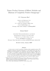 Tensor Product Systems of Hilbert Modules and Dilations of