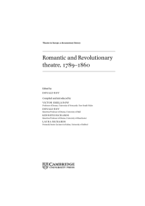 Romantic and Revolutionary theatre, 1789–1860 - Assets