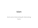 Islam -Interesting Facts