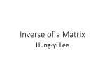 Inverse of Elementary Matrix