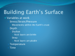Building Earth`s Surface - Academic Resources at Missouri Western